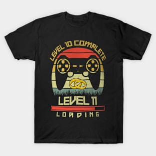 Level 10 Complete 11 Loading 10th Wedding Anniversary T-Shirt